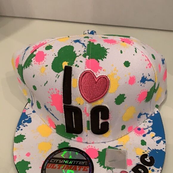 I Love DC Baseball Cap - Picture 2 of 9